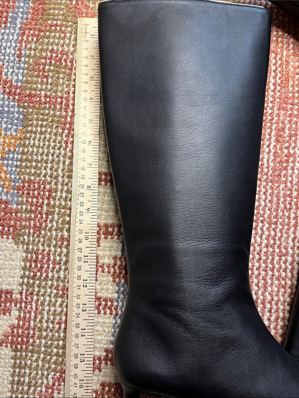 NWOT Madewell The Dimes Knee-High Boots Black Leather Size 8 - Picture 4 of 11
